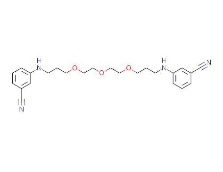 3,3'-((((oxybis(ethane-2,1-diyl))bis(oxy))bis(propane-3,1-diyl))bis(azanediyl))dibenzonitrile