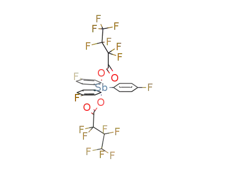 bis(heptafluorobutyrato)[tris(4-fluorophenyl)antimony]