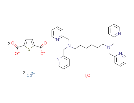 poly{[Co2(thiophene-2,5-dicarboxylato)2(N,N’,N’’,N’’’-tetrakis(2-pyridylmethyl)-1,6-diaminohexane)]·H2O}