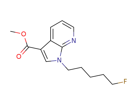 methyl 1-(5-fluoropentyl)-1H-pyrrolo[2,3-b]pyridine-3-carboxylate