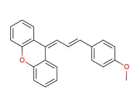 (E)-9-(3-(4-methoxyphenyl)allylidene)-9H-xanthene