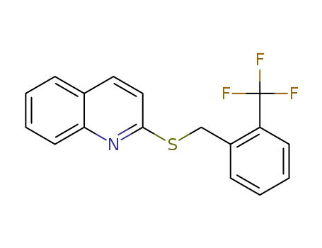 2-((2-(trifluoromethyl)benzyl)thio)quinoline