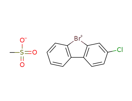 3-chlorodibenzo[b,d]bromol-5-ium methanesulfonate