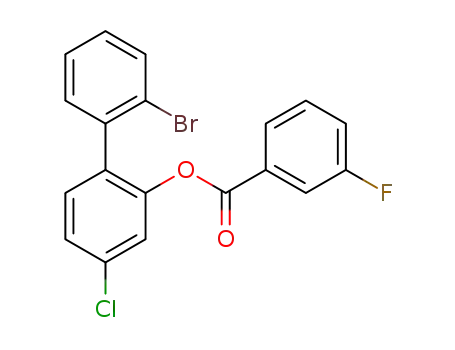 2'-bromo-4-chloro-[1,1'-biphenyl]-2-yl 3-fluorobenzoate