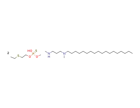 N,N'-Dimethyl-N-octadecyl-trimethylendiammonium-bis-O-methyl-O-(2-ethylmercapto-ethyl)-thiophosphat