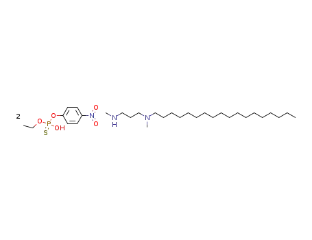 N,N'-Dimethyl-N-octadecyl-trimethylendiammonium-bis-O-ethyl-O-(4-nitro-phenyl)-thiophosphat