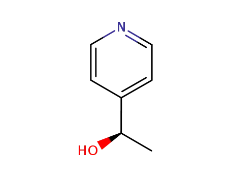 Molecular Structure of 27854-88-2 ((R)-(+)-1-(4-PYRIDYL)ETHANOL)