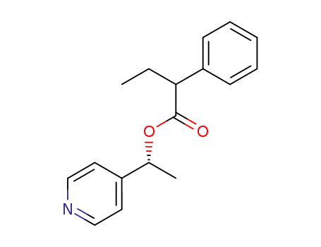 2-Phenyl-butyric acid (R)-1-pyridin-4-yl-ethyl ester