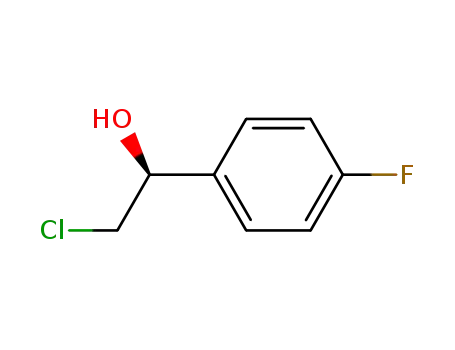 (S)-1-chloro-2-hydroxy-2-(p-fluorophenyl)ethane