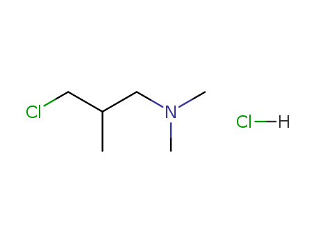 1-Propanamine,3-chloro-N,N,2-trimethyl-, hydrochloride (1:1)