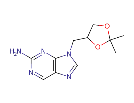 9-(RS)-(2,2-dimethyl-1,3-dioxolan-4-yl)methyl-2-aminopurine