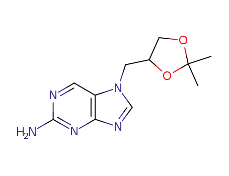 7-(RS)-(2,2-dimethyl-1,3-dioxolan-4-yl)methyl-2-aminopurine