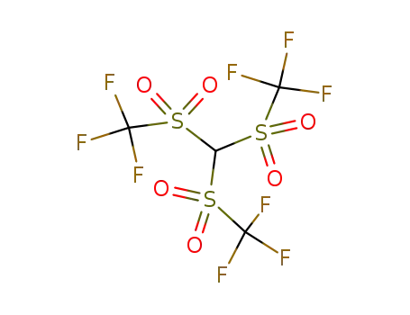 Molecular Structure of 60805-12-1 (Tris[(trifluoromethyl)sulfonyl]methane)