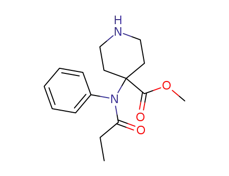 Methyl 4-[(propionyl)phenylamino]piperidine-4-carboxylate