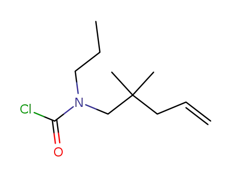 N-(2,2-dimethylpent-4-enyl)-N-propylcarbamoyl chloride