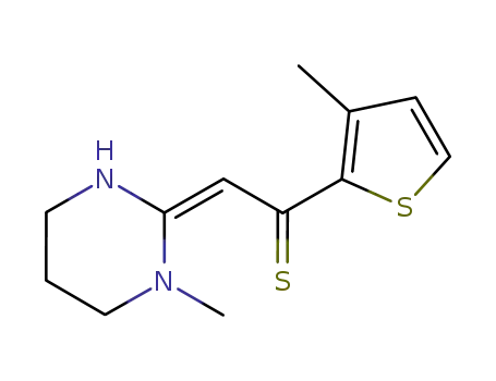 1-methyl-2-<(3-methyl)thio-2-thenoyl methylene>hexahydropyrimidine