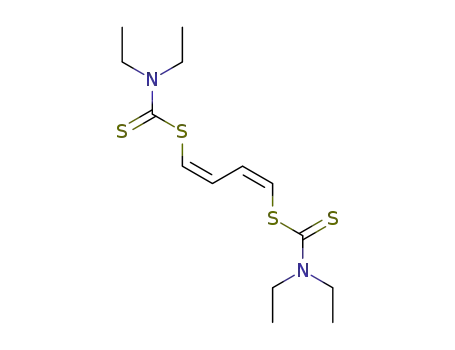 1,4-bis(diethylthiocarbamoylthio)-1,3-butadiene