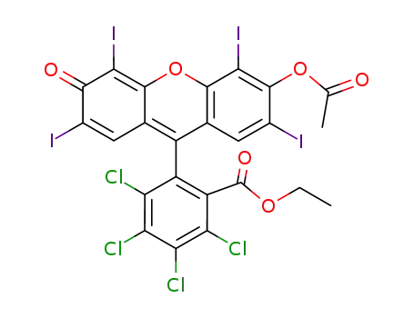 6-O-acetyl Rose Bengal ethyl ester