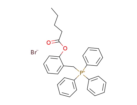 (2-Pentanoyloxy-benzyl)-triphenyl-phosphonium; bromide