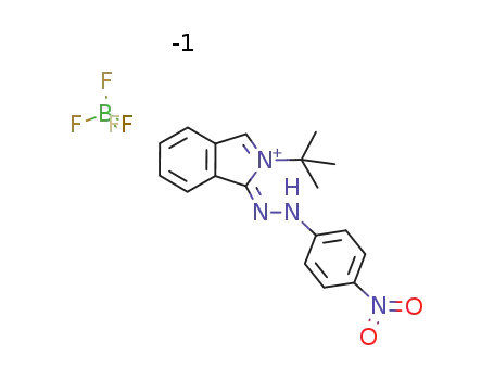 2-tert-Butyl-1-(4-nitrophenylhydrazono)-1H-isoindolium-tetrafluoroborat
