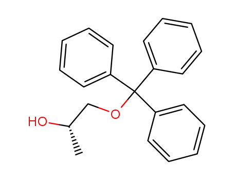 Molecular Structure of 85550-19-2 (2-Propanol, 1-(triphenylmethoxy)-, (2S)-)
