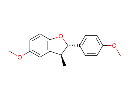 (+/-)-trans-2-(4-methoxyphenyl)-2,3-dihydro-5-methoxy-3-methylbenzofuran