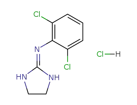 Molecular Structure of 4205-91-8 (Clonidine hydrochloride)