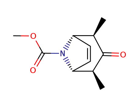 methyl 2α,4α-dimethyl-3-oxo-8-azabicyclo<3.2.1>oct-6-ene-8-carboxylate