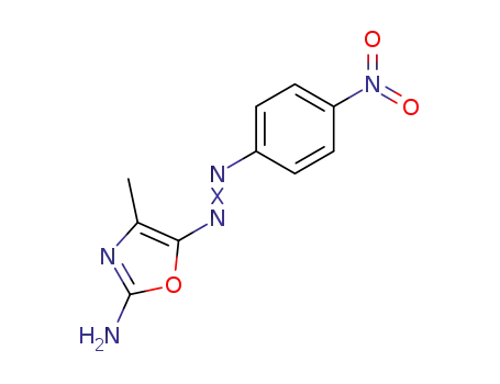 2-amino-4-methyl-5-(p-nitrophenylazo)oxazole
