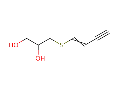 1-(2,3-dihydroxypropylthio)-1-buten-3-yne