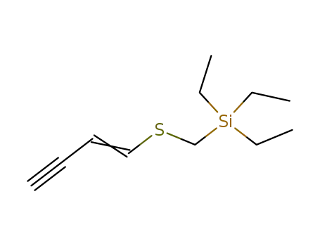 1-triethylsilylmethylthio-1-buten-3-yne