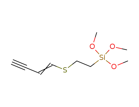 1-trimethoxysilylethylthio-1-buten-3-yne