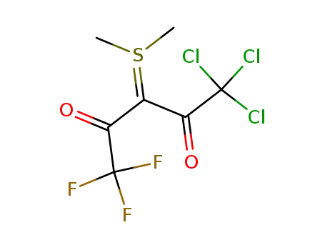 1-Trichloracetyl-2-oxo-3-trifluor-1-dimethylsulfonium-1-yl-propanid