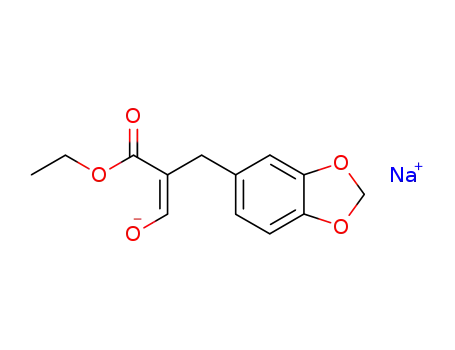 Sodium; (Z)-3-benzo[1,3]dioxol-5-yl-2-ethoxycarbonyl-propen-1-olate