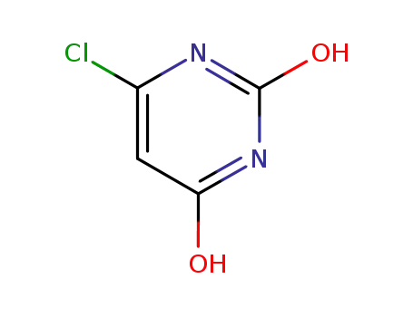Molecular Structure of 4270-27-3 (6-Chlorouracil)