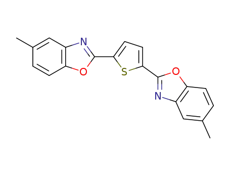 5,5'-dimethyl-2,2'-thiophene-2,5-diyl-bis-benzooxazole