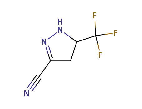 5-(trifluoromethyl)-4,5-dihydro-1H-pyrazole-3-carbonitrile