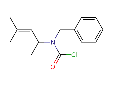 N-benzyl-N-(1,3-dimethylbut-2-enyl)carbamoyl chloride