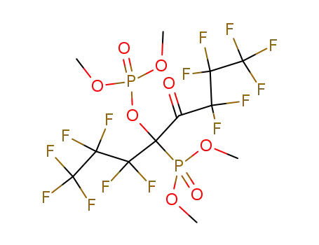 [1-(Dimethoxy-phosphoryloxy)-3,3,4,4,5,5,5-heptafluoro-1-heptafluoropropyl-2-oxo-pentyl]-phosphonic acid dimethyl ester