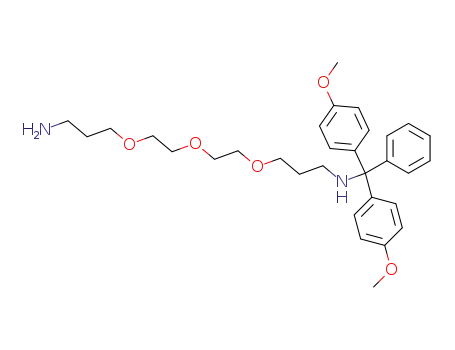 3-{2-[2-(3-{[Bis-(4-methoxy-phenyl)-phenyl-methyl]-amino}-propoxy)-ethoxy]-ethoxy}-propylamine