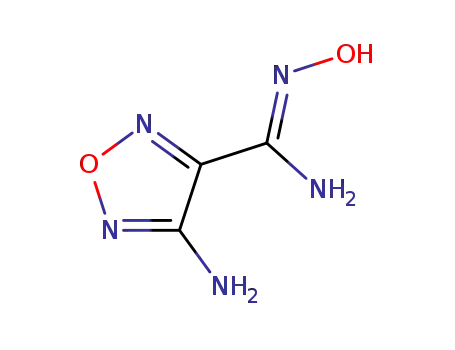 Molecular Structure of 13490-32-9 (4-AMINO-3-FURAZANECARBOXAMIDOXIME)