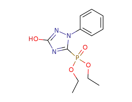 1-phenyl-3-hydroxy-1H-1,2,4-triazol-5-ylphosphonic acid, diethyl ester