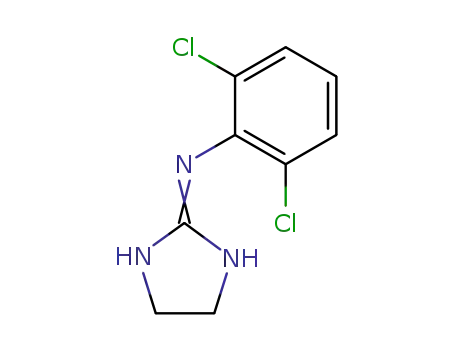 Molecular Structure of 4205-90-7 (CLONIDINE (200 MG))