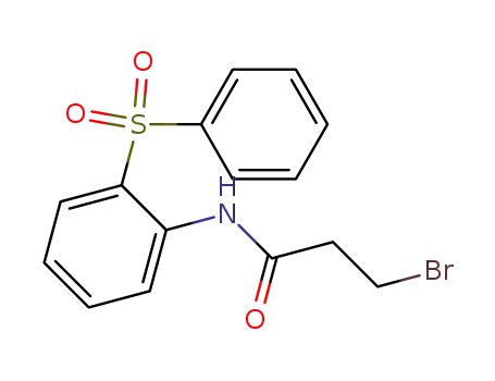 N-(3-Bromopropionyl)-2-(phenylsulfonyl)aniline