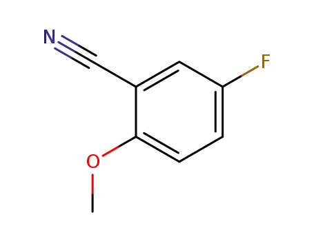 Molecular Structure of 189628-38-4 (5-FLUORO-2-METHOXYBENZONITRILE)
