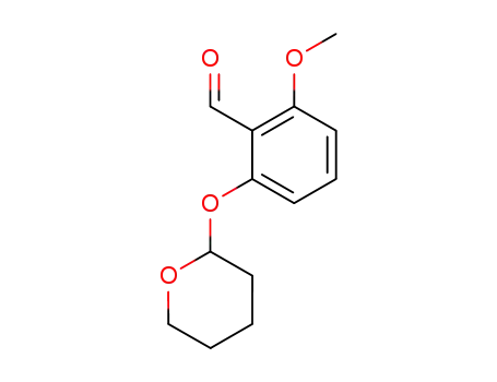 2-methoxy-6-(tetrahydro-2H-pyran-2-yloxy)benzaldehyde