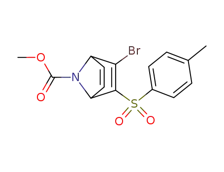 N-methoxycarbonyl-7-aza-2-bromo-3-p-tolylsulfonylbicyclo[2.2.1]hepta-2,5-diene