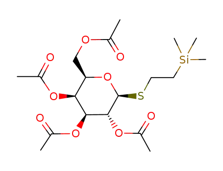 2-(trimethylsilyl)ethyl 2,3,4,6-tetra-O-acetyl-1-thio-β-D-galactopyranoside