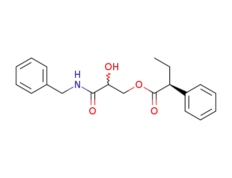 N-benzyl 2-hydroxy-3-(2-(S)-phenylbutyryloxy)propionamide
