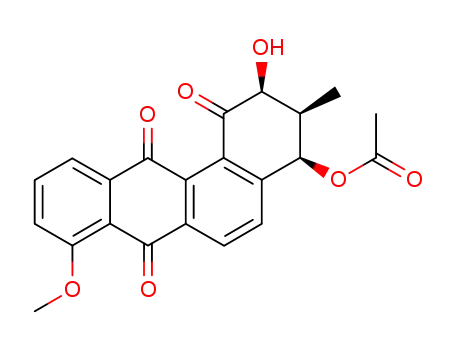 Acetic acid (2S,3R,4R)-2-hydroxy-8-methoxy-3-methyl-1,7,12-trioxo-1,2,3,4,7,12-hexahydro-benzo[a]anthracen-4-yl ester
